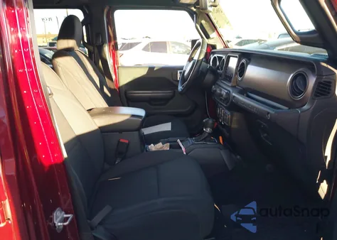 2021 Jeep Wrangler Unlimited Willys 4X4 из США, поврежденный, VIN 1C4HJXDN7MW543671